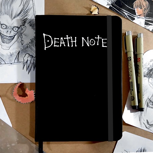 Caderno DEATH NOTE Sketchbook  Capa dura GRANDE 21X14cm