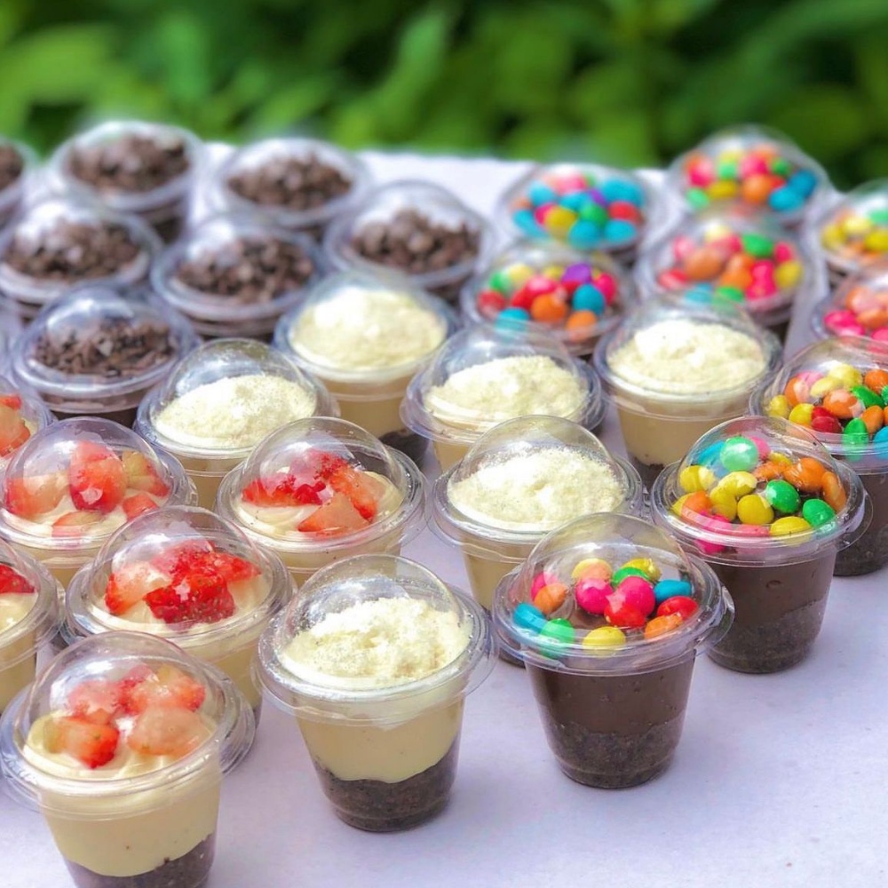 200 unidades - Mini Copo Bolha para Doce de Colher 25 ml