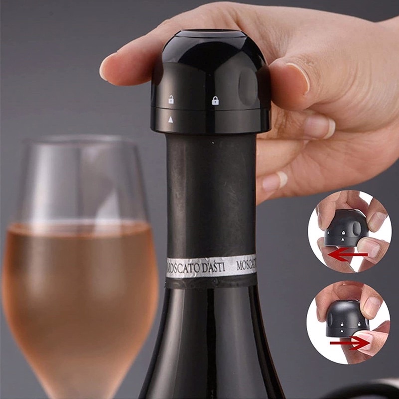 kit2 Tampa Da Garrafa De Vinho , Trava De Silicone Selada Para Garrafa De Champanhe