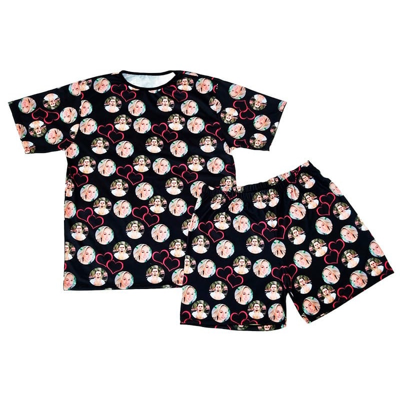 Pijama masculino Personalizado Com Foto