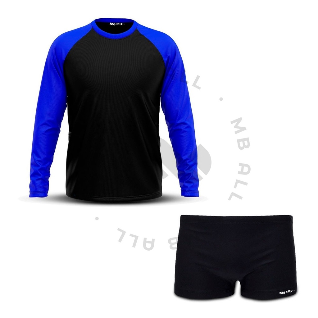 Conjunto Sunga Boxer Camisa Infantil Cores Proteção Solar Bicolor