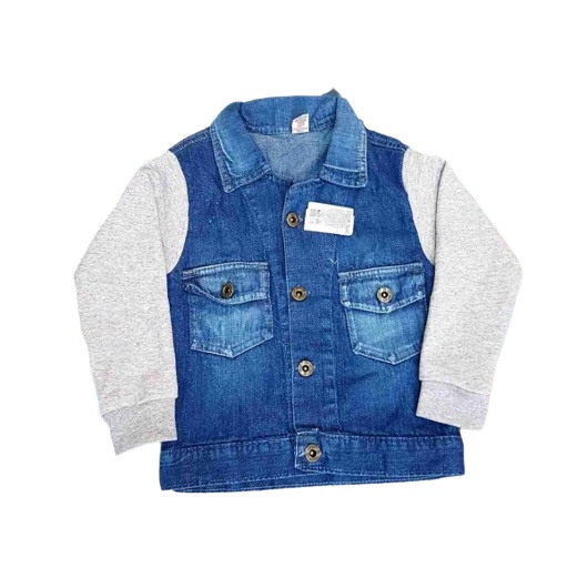 JAQUETA JEANS MOLETOM MASCULINO CASACO INFANTIL JUVENIL 02 ao 16