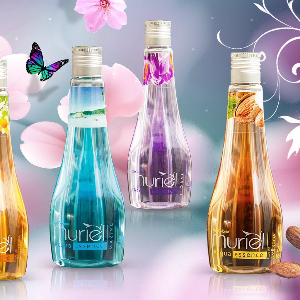 Água de Banho Muriel Colônia Acqua Essence 250ml Escolha a Sua