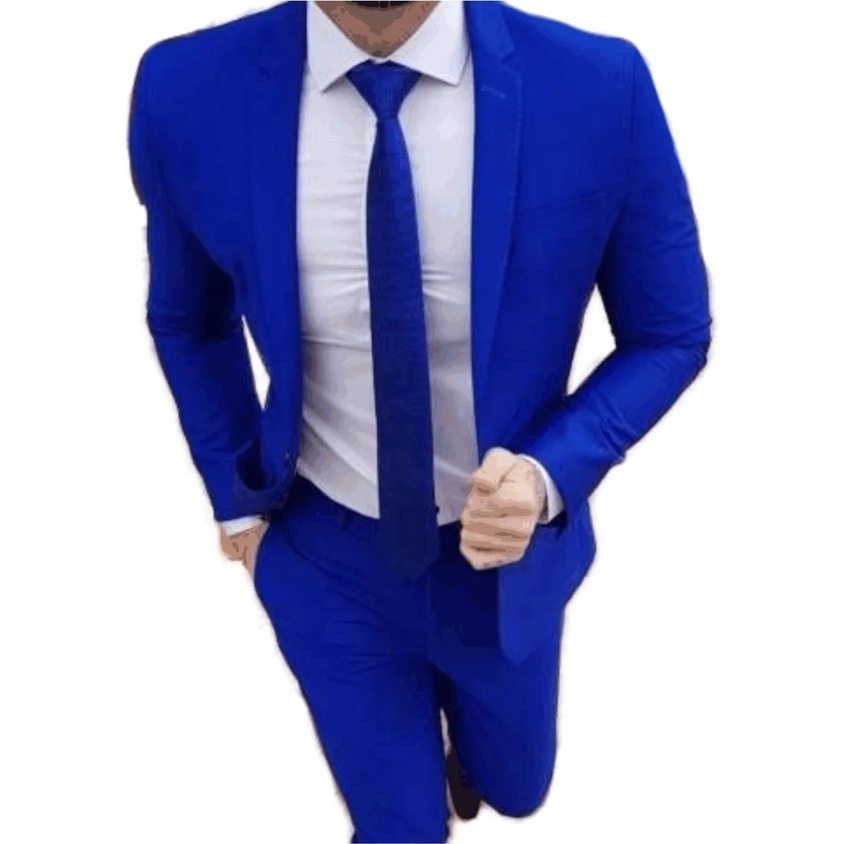 Terno Slim Masculino Corte Italiano Qualidade Premium (Paletó + Calça)