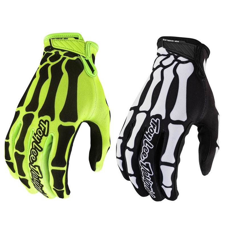 Troy Lee Designs Luvas De Motociclismo TLD Mountain Bike Motocross Ciclismo Full Finger Green Black
