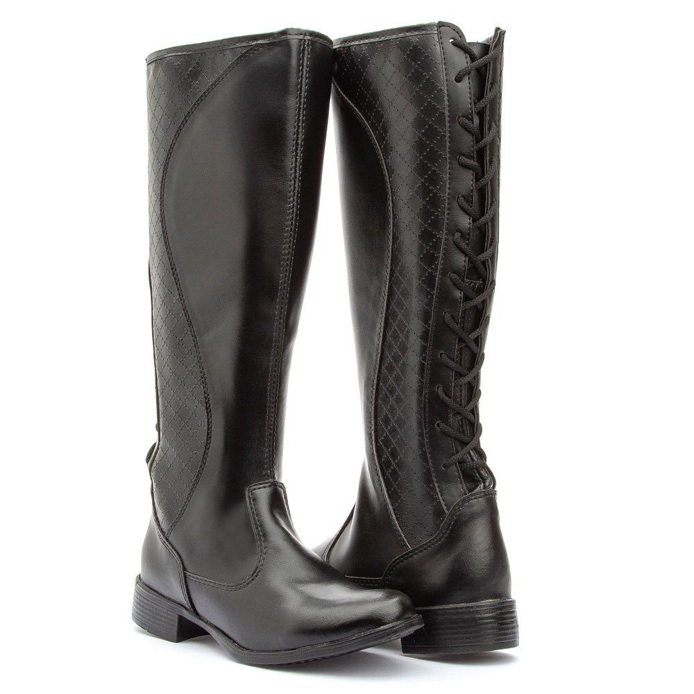 Bota Feminina Montaria Cano Alto Country Rodeio Vaquejada