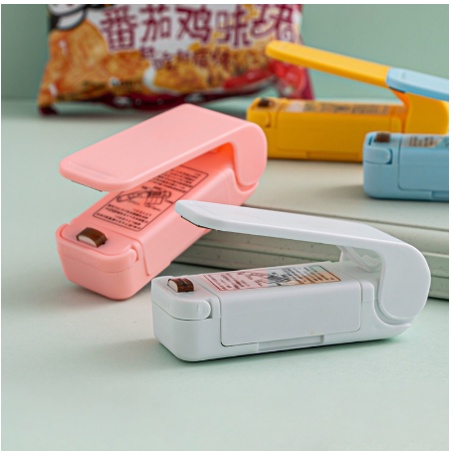 Mini Selador de Embalagem Máquina Portátil Seladora Plástico Pilha Para Cozinha #2