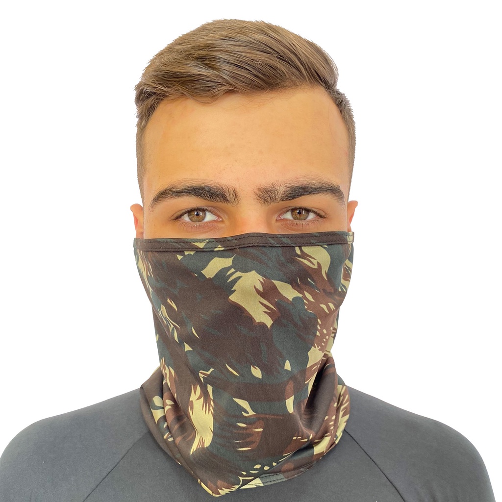 Bandana Balaclava Camuflada Proteção UVs para Ciclismo Motocross Enduro Paintball