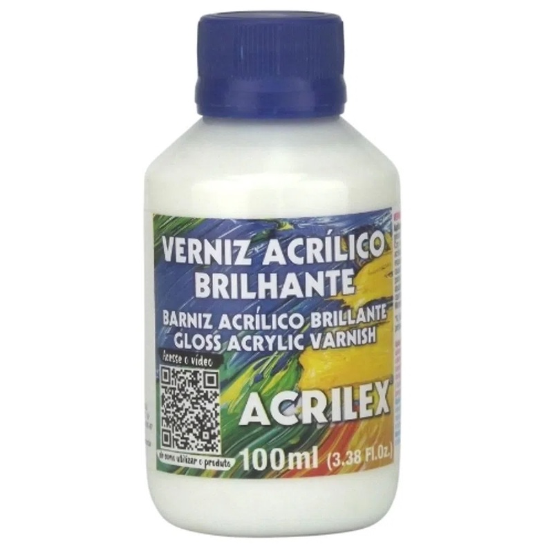 Verniz Acrílico Brilhante Acrilex 100ml Original