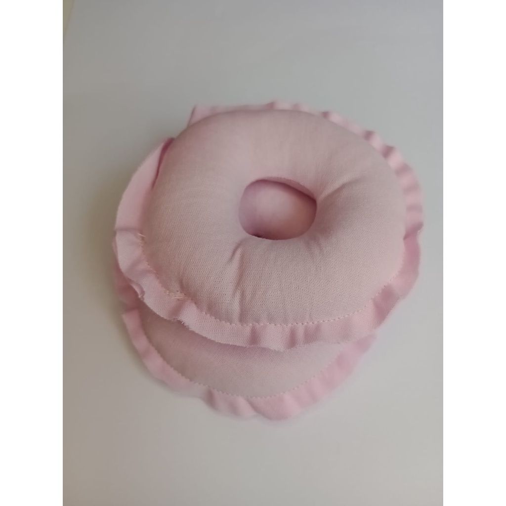 PAR Rosquinha Amamentação Donut Tricoline Enchimento antialérgico