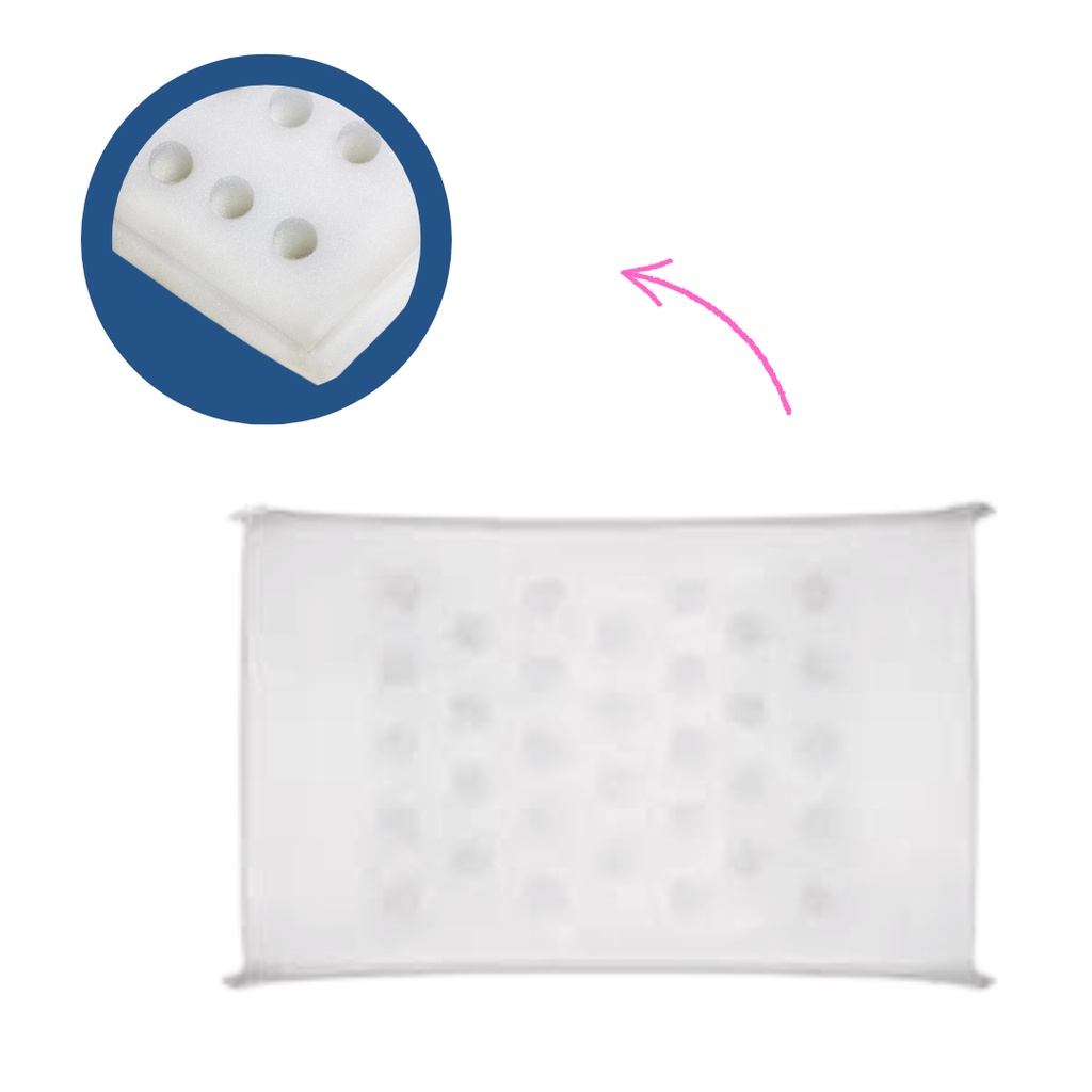 Travesseiro Anatômico Antissufocante para Bebê  Conforto e Segurança no Sono +1bb