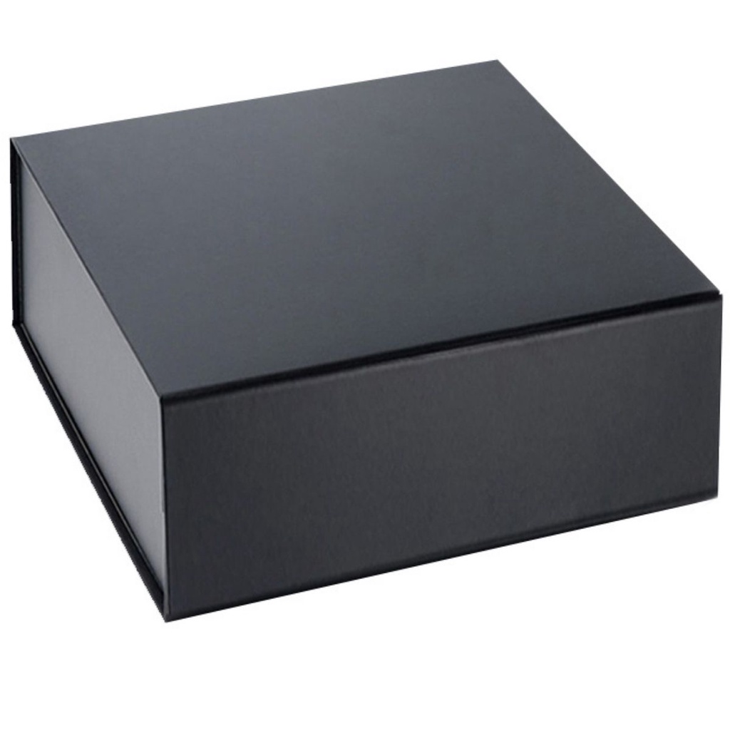 Caixa Rígida Para Presente Preta Rígida 18x18x7 36X26X10 Com Fechamento Magnético