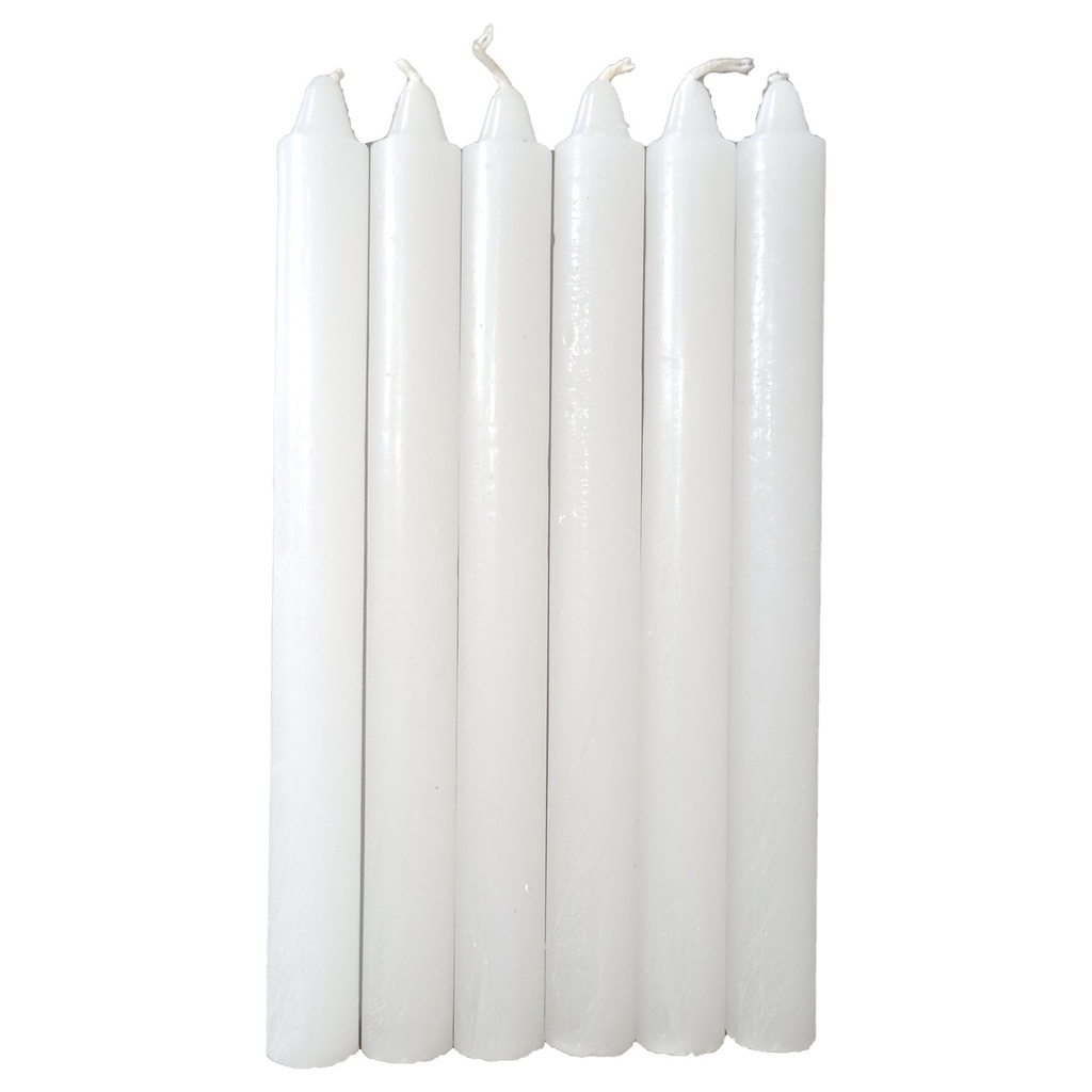Velas Palito 18 Cm Branca 100% Parafina Pura Atacado
