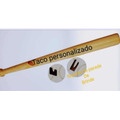 Taco De Beisebol Madeira Maciça Personalizado +Suporte