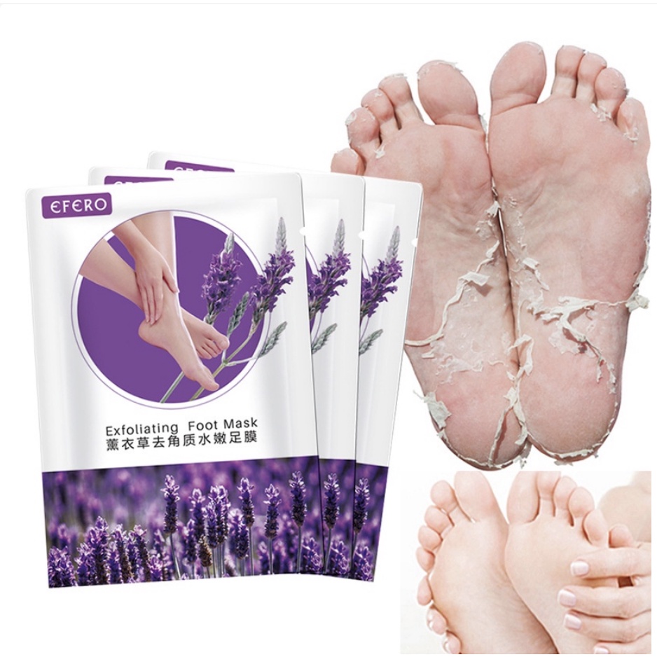 Máscara de Pé Meias Esfoliantes Remover Pele Morta Efero Putimi - PAR