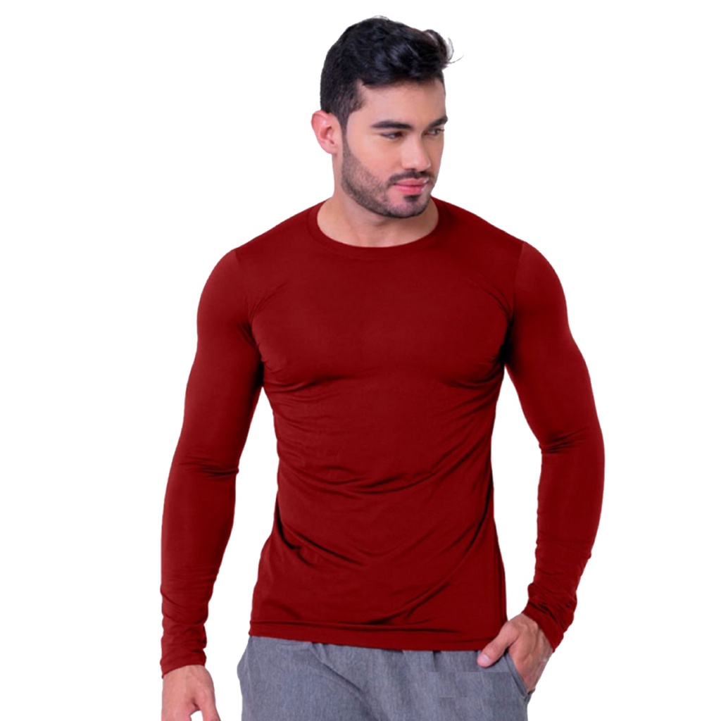Camisas Proteção Solar Uv+50 Camiseta Segunda Pele Moda Praia