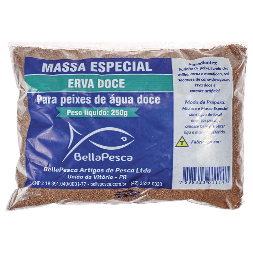 Massa em Pó Para Pescaria 250g