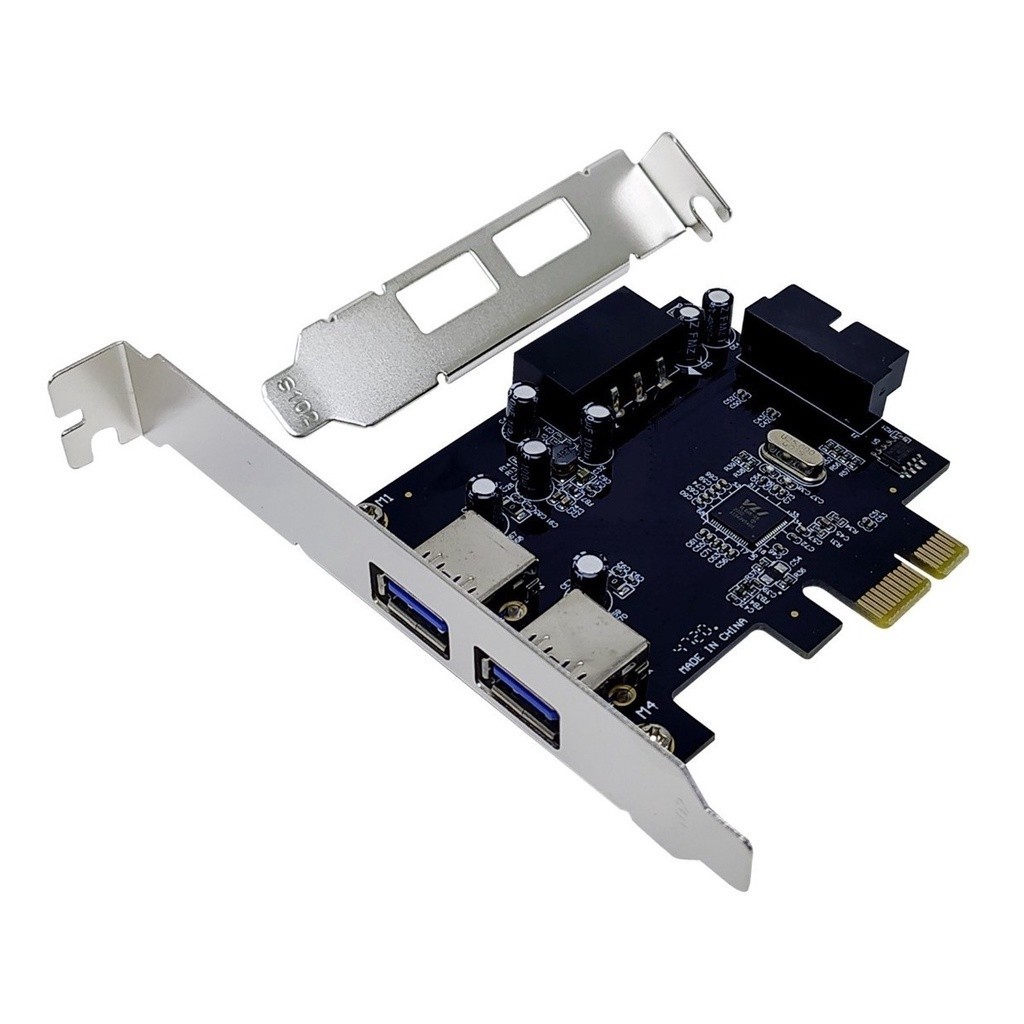 Placa Pci-e 2 Portas Usb 3.0 + 19 Pinos Painel Front 3.0