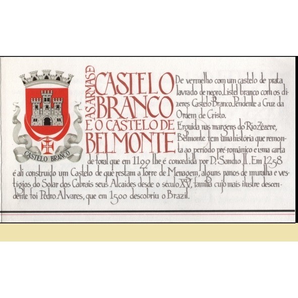 Caderneta Selos PORTUGAL 1986 - TEMÁTICA CASTELOS (Belmonte, Castelo Branco), Lot1