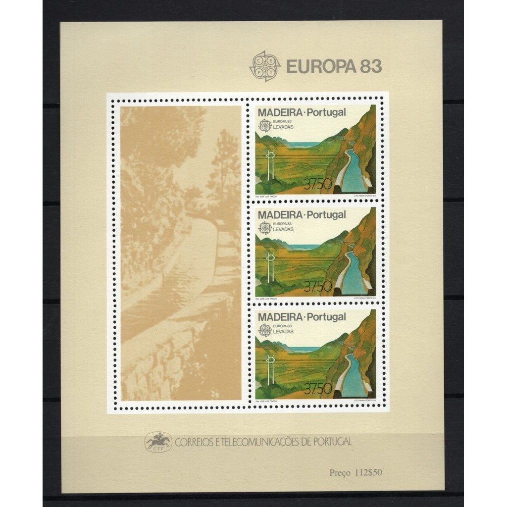 Bloco PORTUGAL Madeira 1983 - Novo
