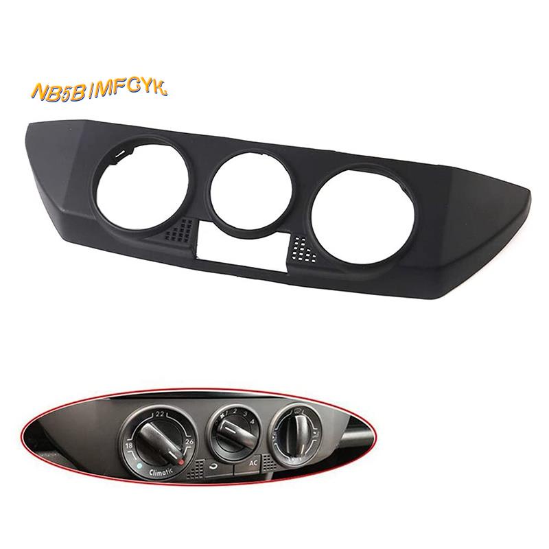 H0t-Painel De Controle Do Aquecedor Ca Preto Carro Tampa Da Capa Aparador Adaptada Para Polo 9N 2002-2010 6Q0820075C 1QA