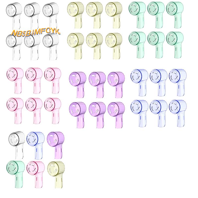 6 Cabeças De Escova De Dentes Pack Capa À Prova De Poeira Compatível Para Oral B , Adapta-Se Série-IO , Viagem Conveniente