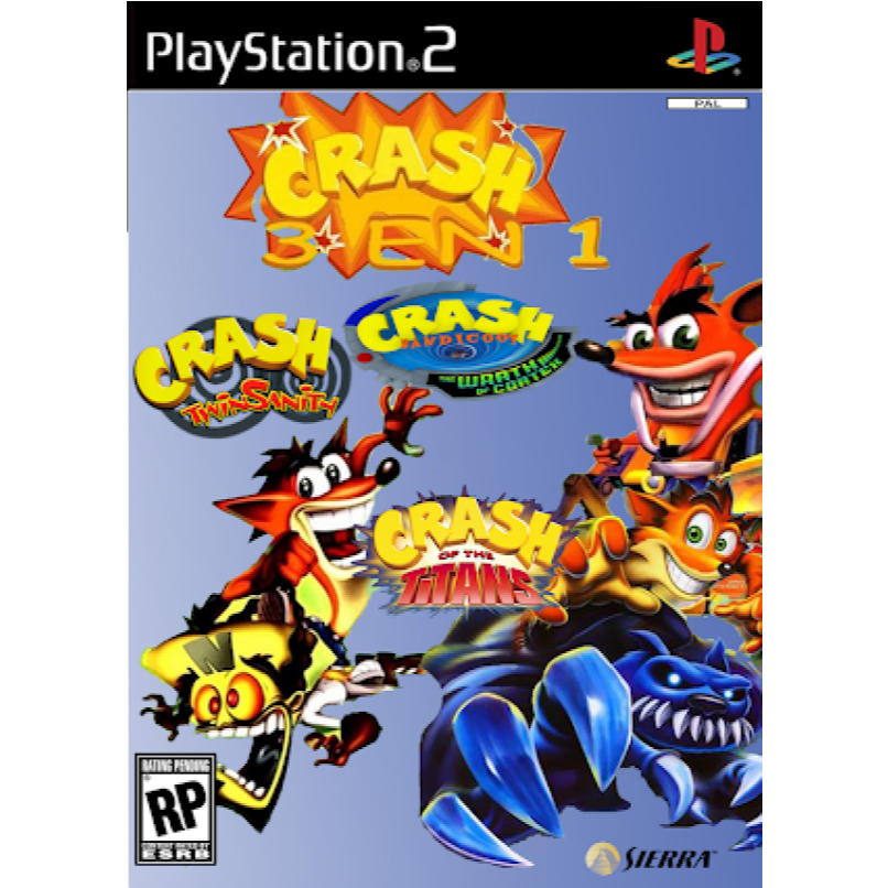 Coleção Crash Bandcoot 3 EM 1 - Playstation 2