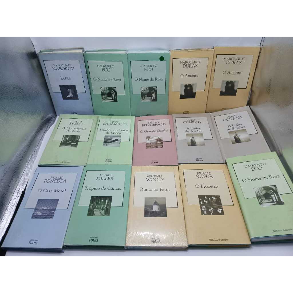 Coleção Livros Capa Dura Biblioteca Folha ou Biblioteca O Globo - Obras-primas da literatura
