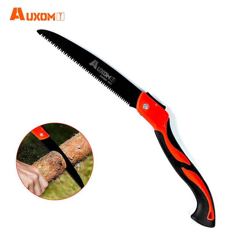 AUXOM Serra para Poda de Galhos 53cm Dobrável  - Ideal para Galhos e Jardinagem