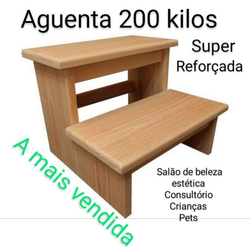 Degrau auxiliar mini escadinha para  salões de beleza estética pets crianças casa escritório