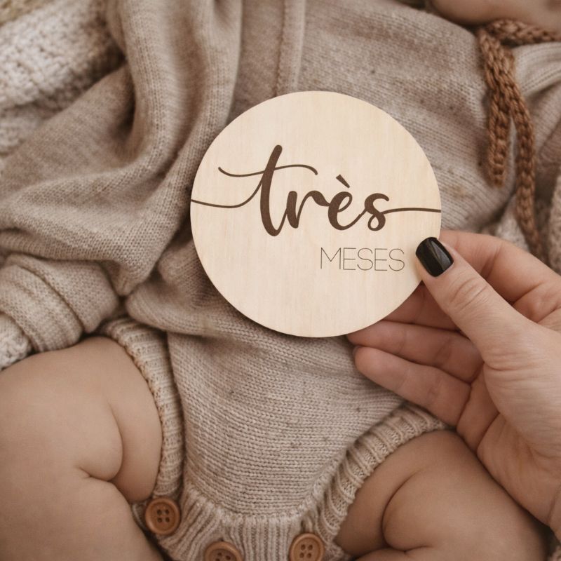 Plaquinhas Mêsversário Aniversário Meses Bebê Decorar Foto maternidade
