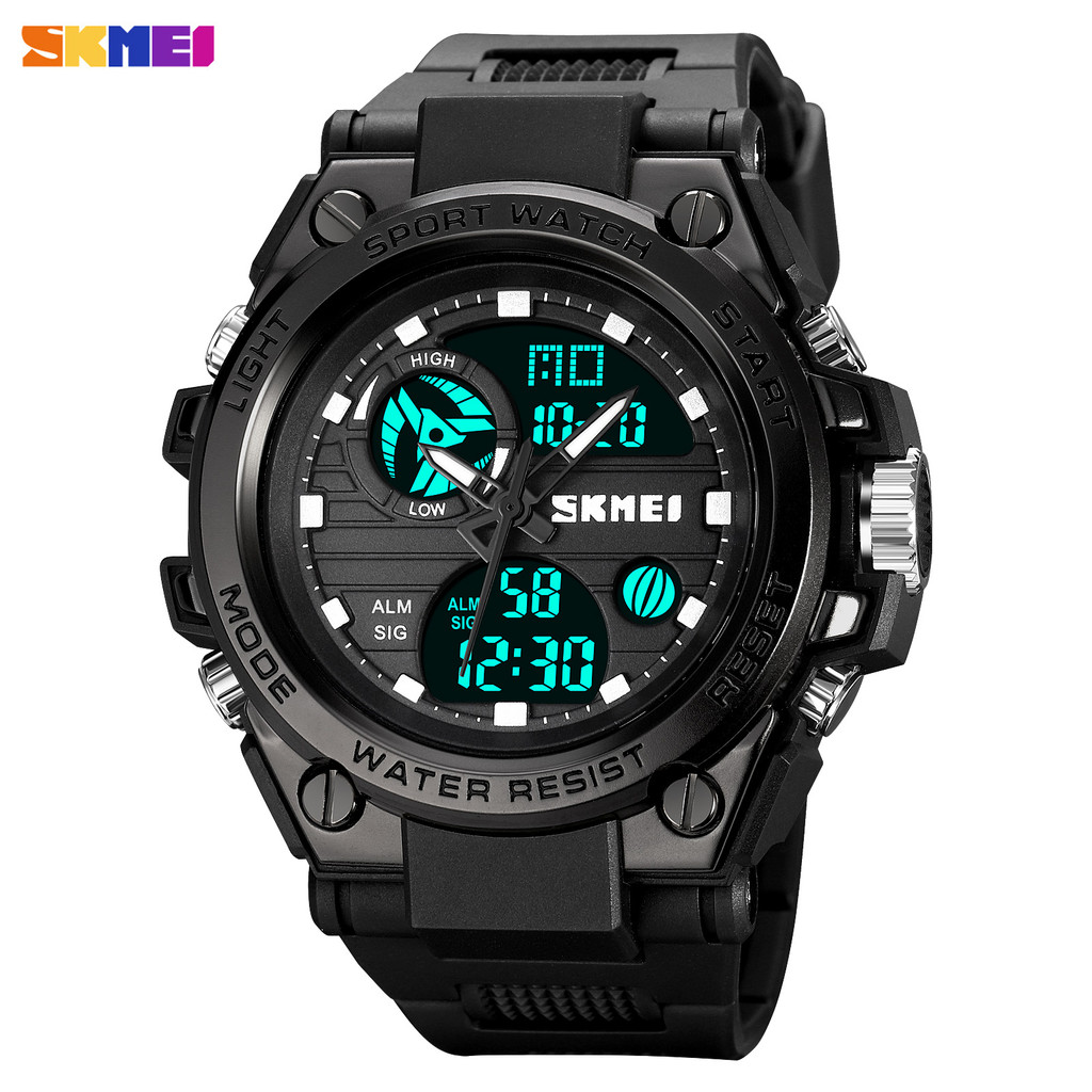 SKMEI 2031 Esporte MilitarLED De Duplo display digital De Quartzo À Prova D'água Relógio HomemD'água