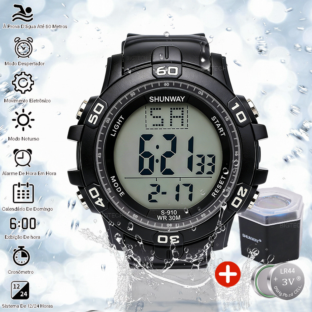 Relogio Original Digital Militar Espotivo Masculino A Prova d'água Relógio De Pulso Masculino