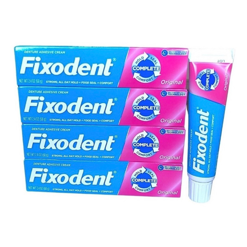 FIXODENT ORIGINAL 68 g KIT COM 4