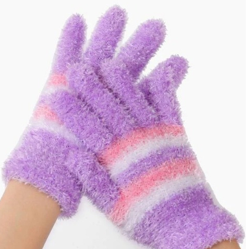 Luva Infantil Peluciada Inverno 1-12 Anos 3 Modelos Com e Sem Dedo Várias Cores Menina Menino