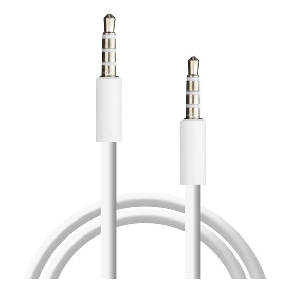 Cabo Auxiliar P/ Xbox/ Ps4 Headset P3 x P3 1 Metros Branco