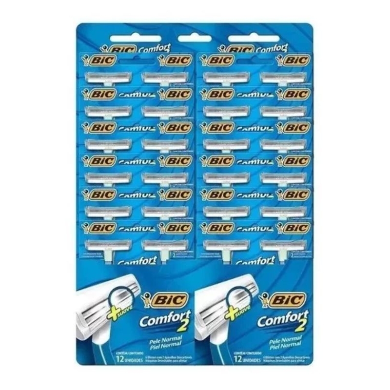 Aparelho de Barbear Bic com 24 unidades