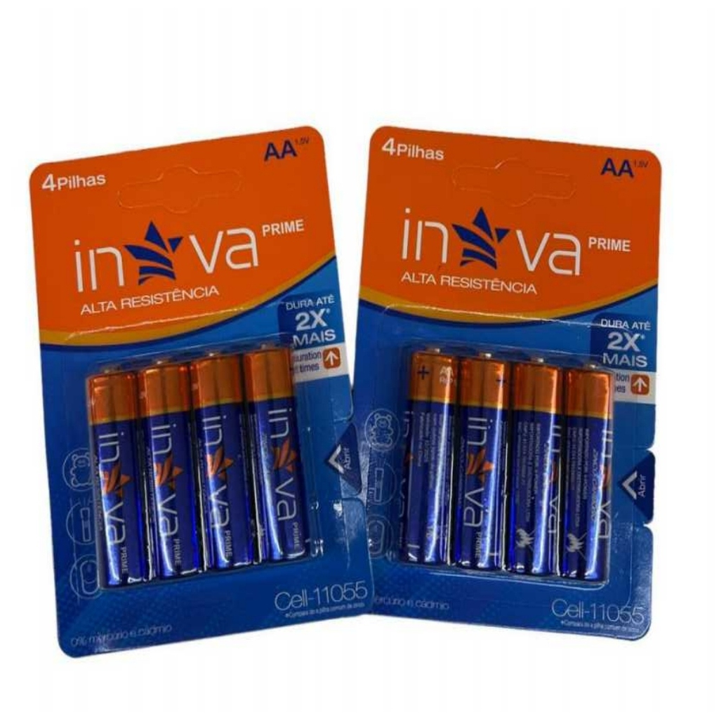 Pilha - INOVA - AA 8 pilha - CELL-11052