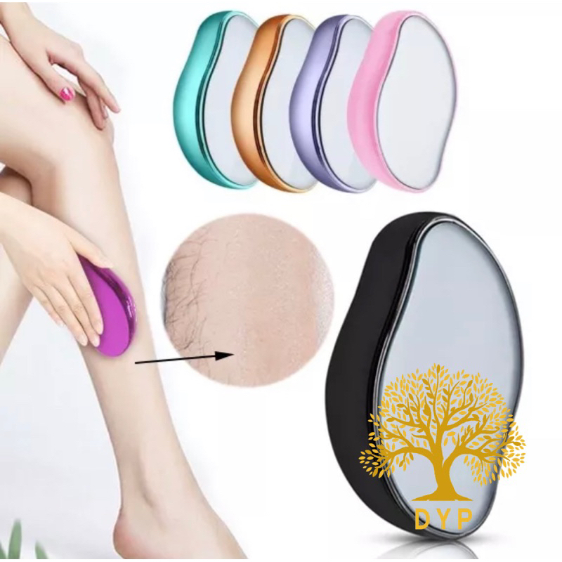 Depilador De Cristal Indolor Reutilizável Ferramenta De Beleza Fácil De Limpar Seguro