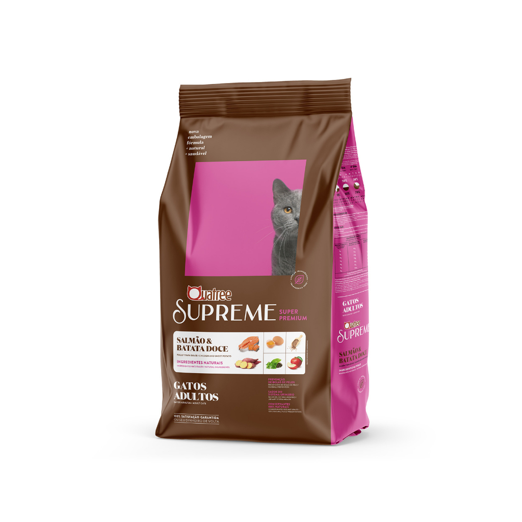 Ração Quatree Supreme Gato Adulto Salmão 10,1 kg