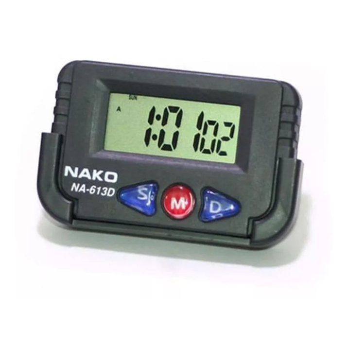 Mini Despertador De Mesa Digital Cronômetro Relogio Alarme Com Adesivo Van Caminhão Escritorio