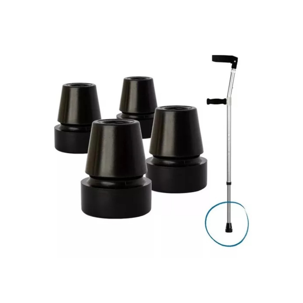 Ponteira Para Muletas Canadense Bengala Andador 5/8 2 Peças