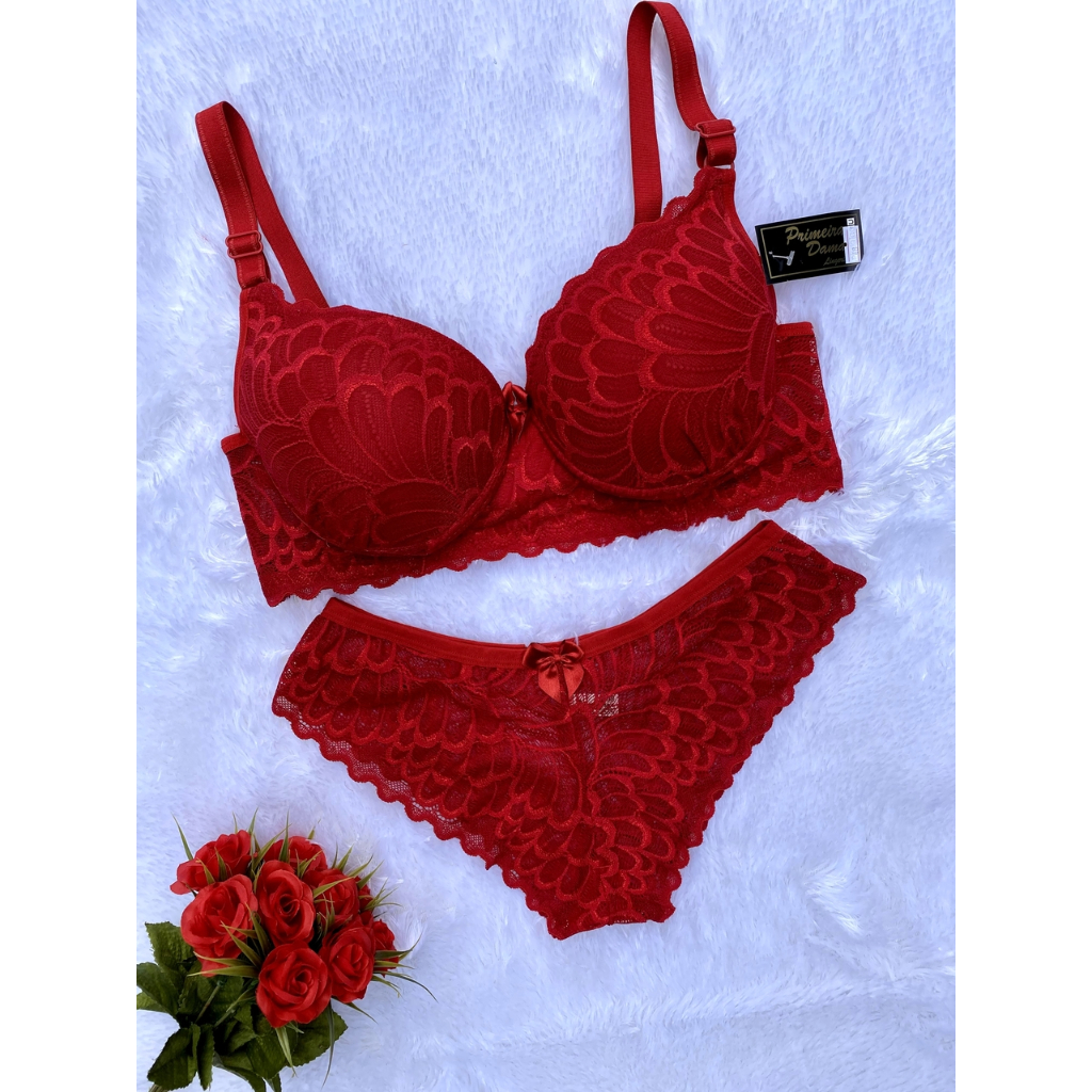 Lingerie Plus Size Com Bojo Bojão Lingerie Todo Renda Reforçado
