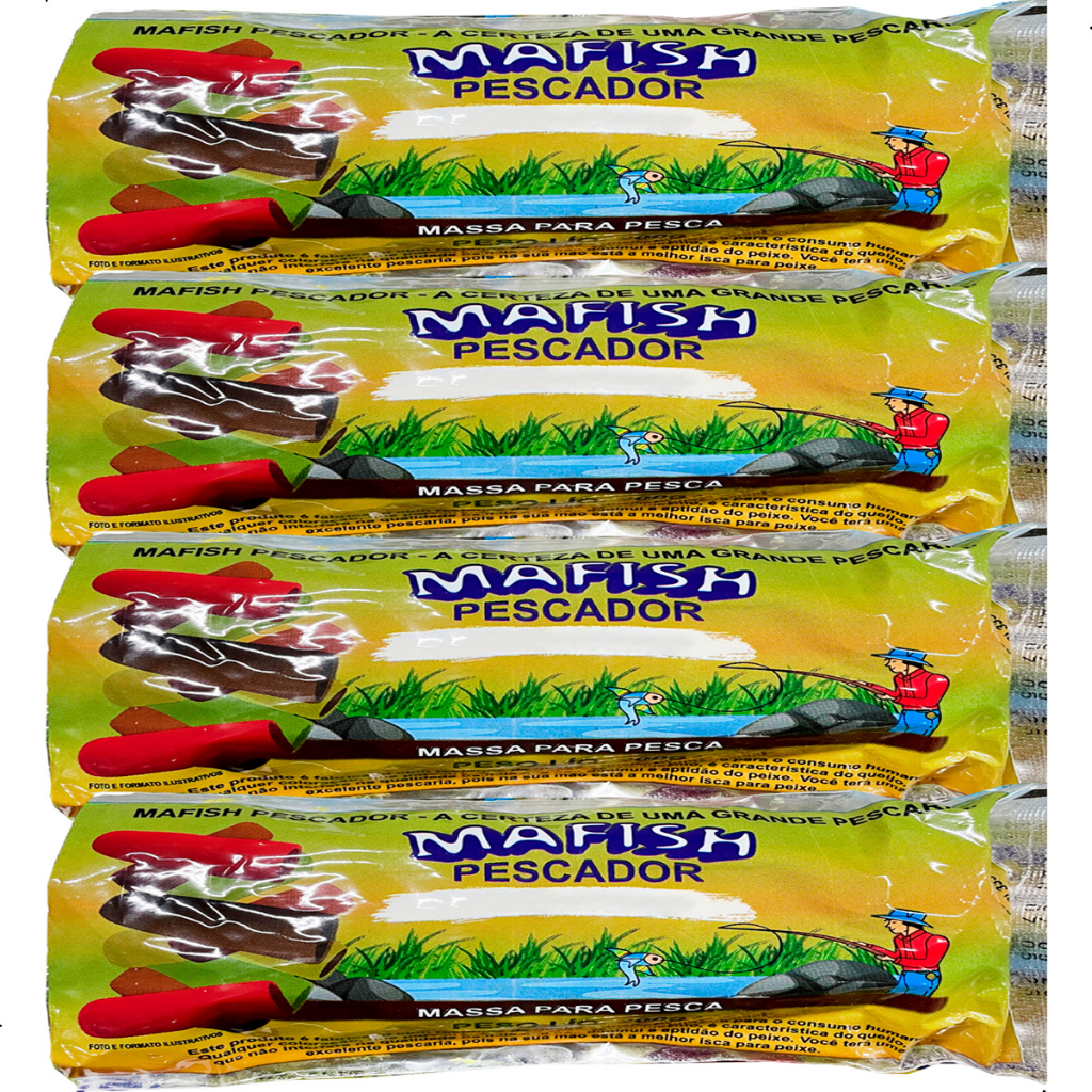 Massa P/ Pesca Mafish Pescador Fedidinha - TODOS OS SABORES