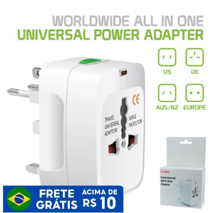 Adaptor International All-in-one Adaptador Universal TomadaS