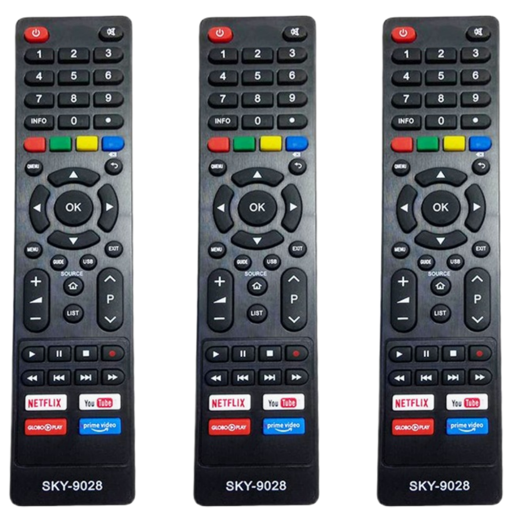 3 Controle Tv PHILCO Netflix Amazon