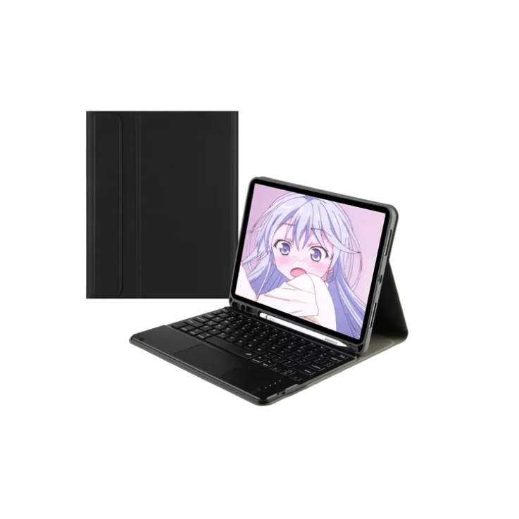 Capa Case Teclado Touchpad Com Slot Para Caneta Compatível iPad 10th 11th (A16) Tela 10.9 Polegadas A2696 A2757 A2777