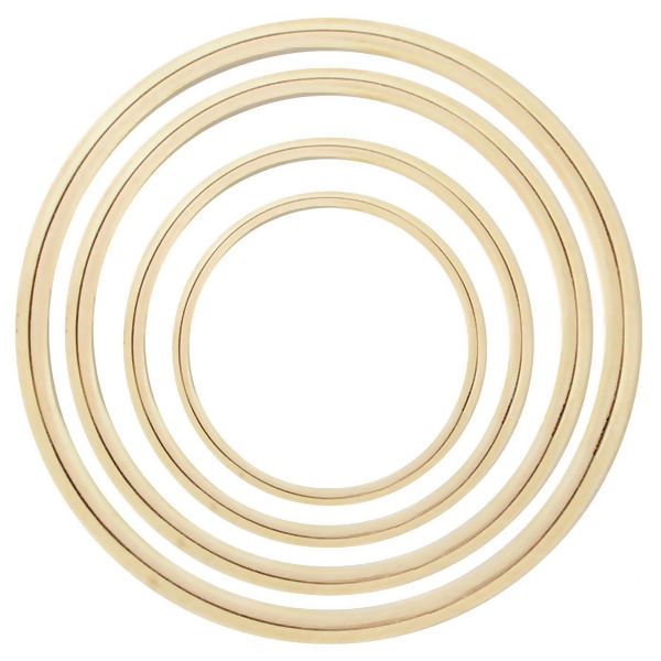 Bastidor Bamboo Sem Tarracha Bordado Artesanato Macramê Crochê