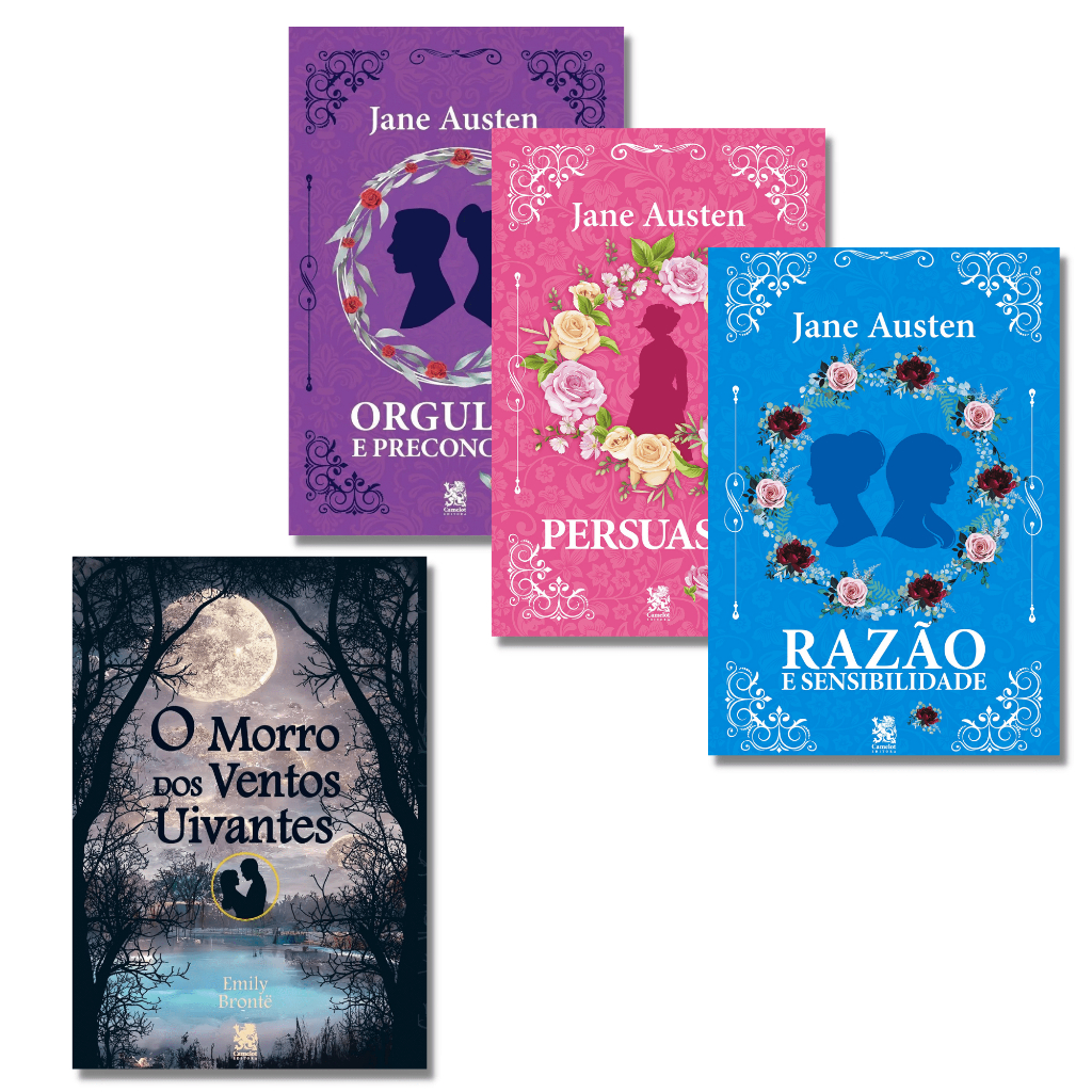 Kit Romance Clássico: Livros que Todo Coração Apaixonado Precisa Ler | Jane Austen & Emily Brontë