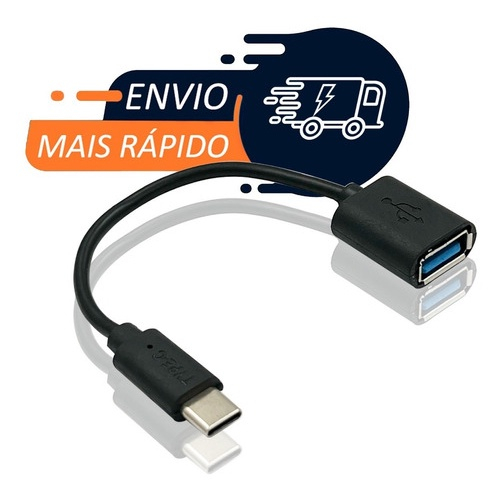 Cabo Otg Tipo C Type C Pendrive Usb Fêmea Celular Smatphone